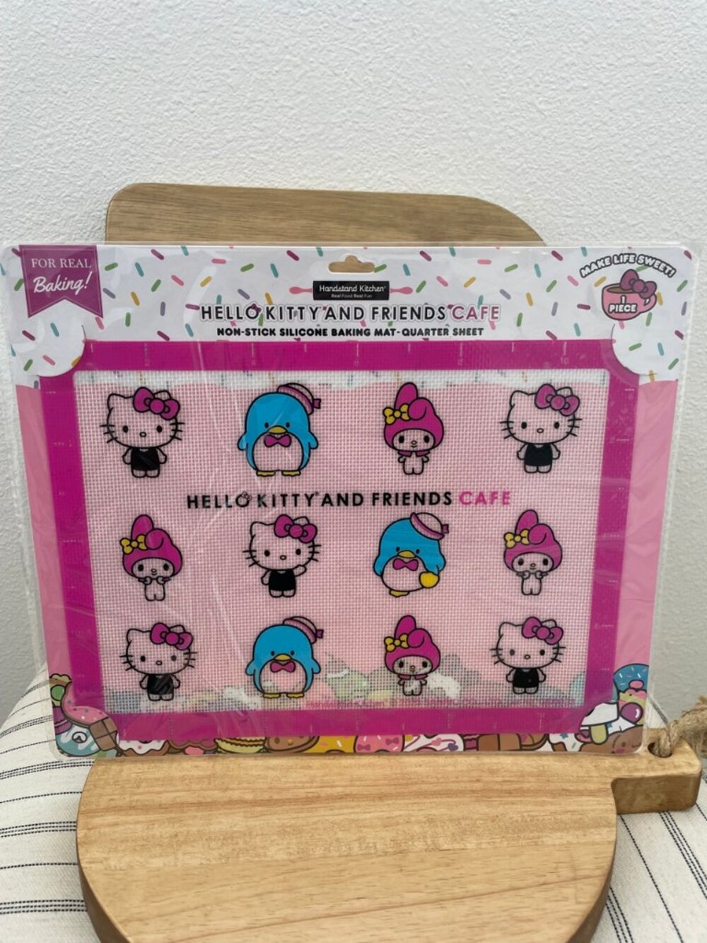 SALE! NWT Hello Kitty and Friends Cafe Silicone Baking Mat Quarter Sheet